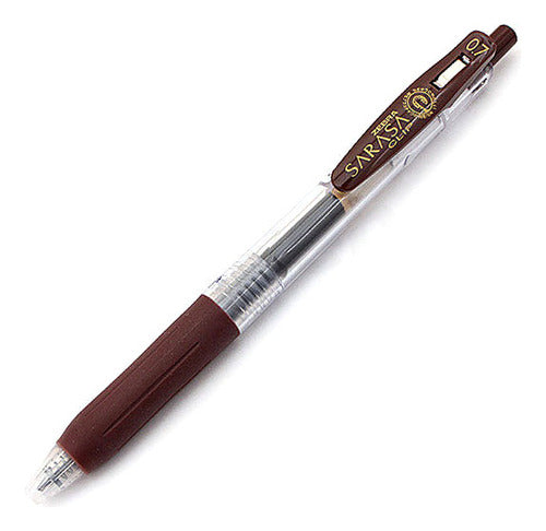 Lápiz Roller Retráctil Tinta Gel Colores Sarasa 0.7mm Zebra