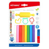 Plasticina Redonda 8 Colores + Moldes