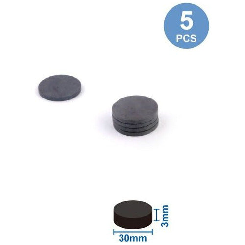 Set 5 Imanes 3cm Redondos Manualidades