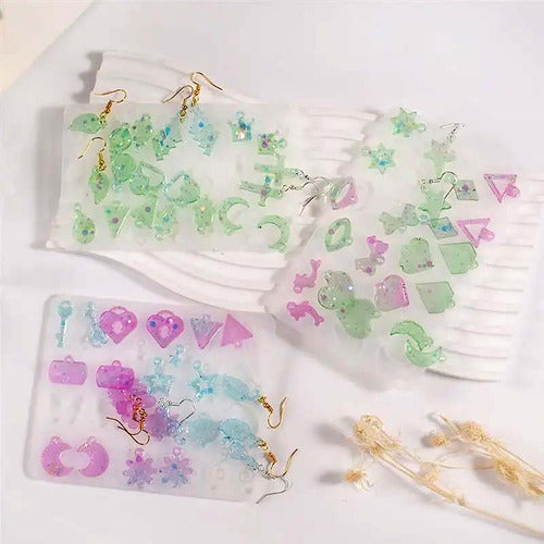 Molde De Silicona Para Resina Epóxica Joyeria