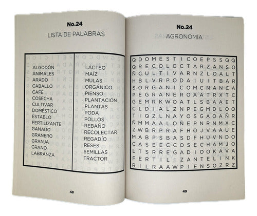 Libro Sopa De Letras Formato Grande