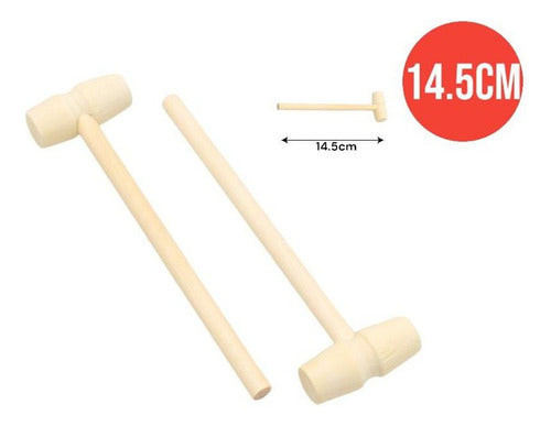 Mini Martillo Madera Manualidades