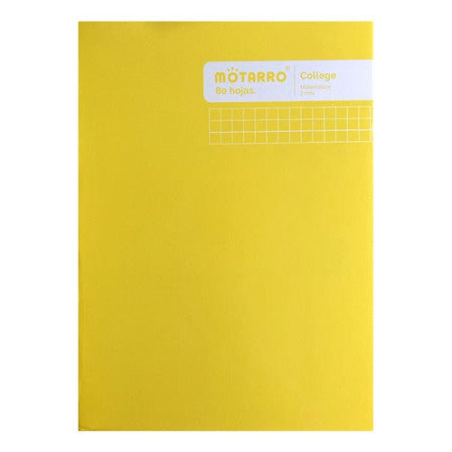Cuaderno College Cuadriculado 7 Mm 80 Hjs