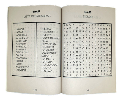 Libro Sopa De Letras Formato Grande