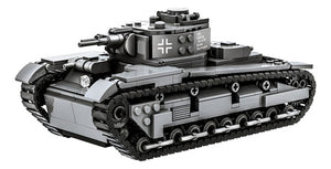 Bloques Tanque Militar Alemán Armable 673 Pzs