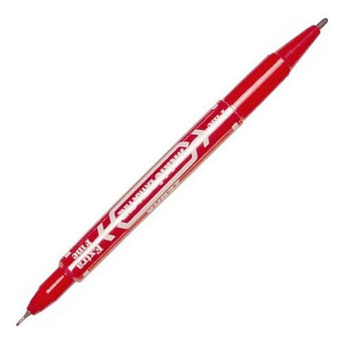 Marcador Permanente Doble Punta Fina Mckie Zebra