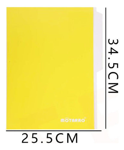 Carpeta Cartulina Pigmentada 25.5x34.5 Cm Pack 5 Un