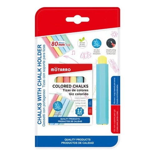 Set De 12 Tizas + Funda