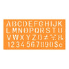 Plantilla Normógrafo Letras Abecedario 20 Mm