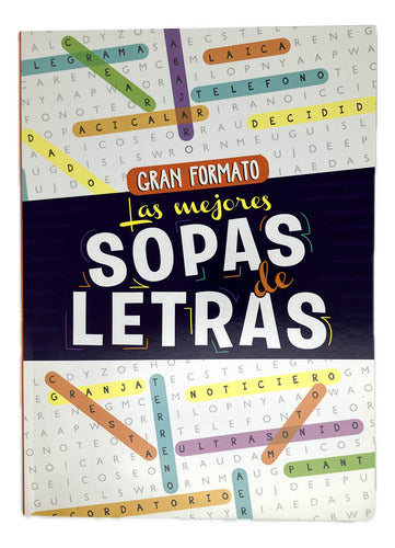 Libro Sopa De Letras Formato Grande