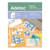 Tarjetas Para Credenciales 88x52 Mm 10 Hojas  Adetec