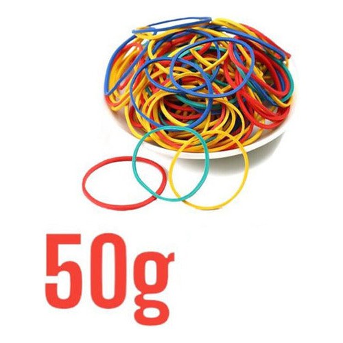 Elasticos Colores 50 Gr