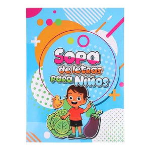 Libro Sopa De Letras Para Niños