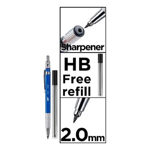 Portaminas Metalico 2.0 Mm Con Repuestos Minas