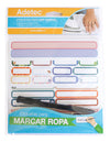 Etiquetas Para Marcar Ropa Y Uniformes Con Diseños