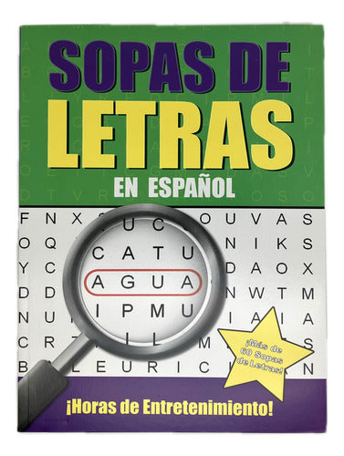 Libro Sopa De Letras Formato Grande