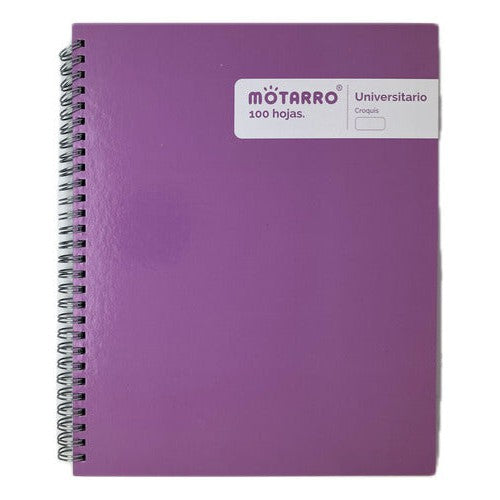 Cuaderno Universitario Croquis Tapa Extra Dura Liso 100 Hj