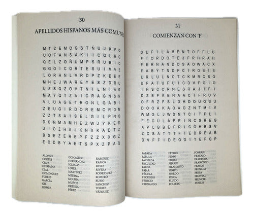 Libro Sopa De Letras Formato Grande