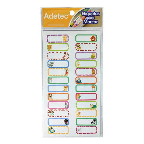 Etiquetas Para Marcar Utiles Adetec