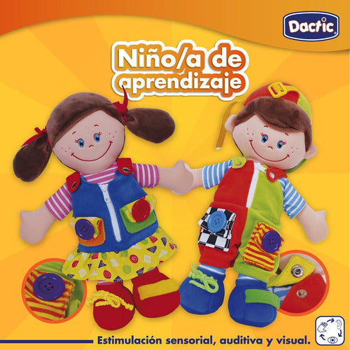 Muñeca Niña De Aprendizaje Tela