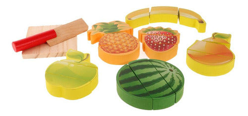 Bloques Frutas De Madera Para Porcionar