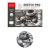 Block Dibujo Bocetos Grafito 160gr 5 Hojas