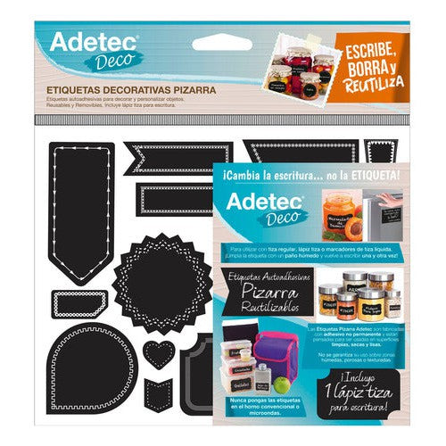 Etiquetas Decorativas Diseños Adetec