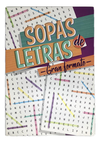 Libro Sopa De Letras Formato Grande