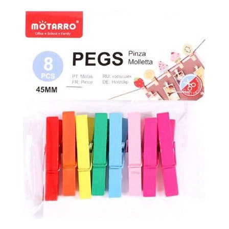 Pinza Perro De Ropa Madera Manualidades 4,5 Cm