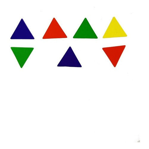 Etiqueta Manual Triangulos Colores 15 Mm