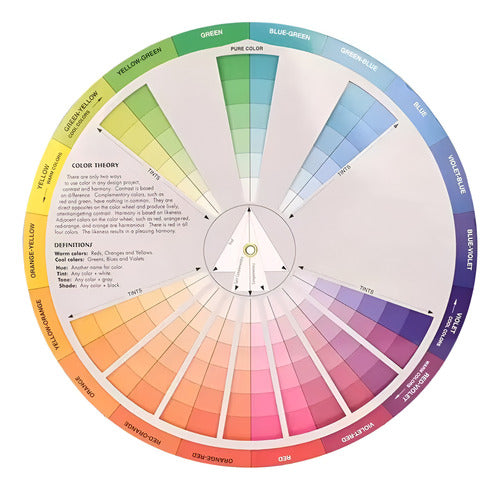 Rueda De Colores Cromática Manualidades