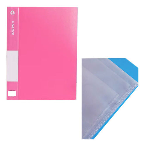 Carpeta Plástica A4 40 Fundas