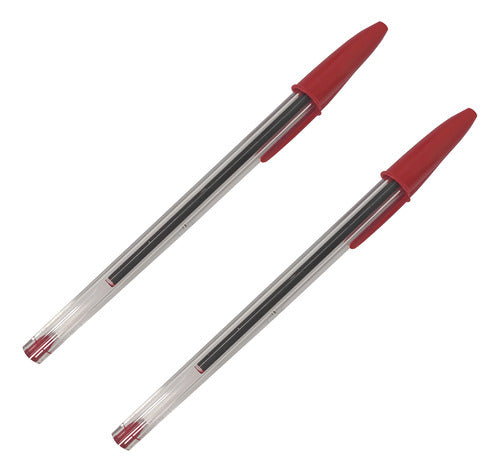 Lápiz Pasta Punta Media 1 Mm Bic 2 Unidades