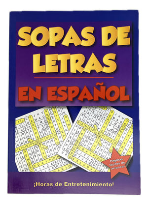 Libro Sopa De Letras Formato Grande