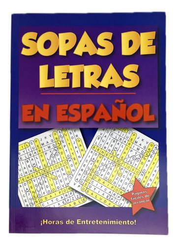 Libro Sopa De Letras Formato Grande