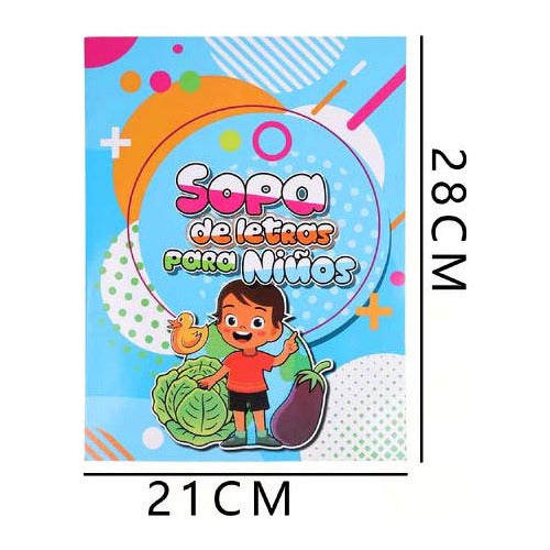 Libro Sopa De Letras Para Niños
