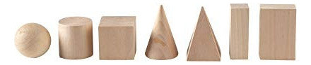 Cuerpos Geométricos Madera 7 Und