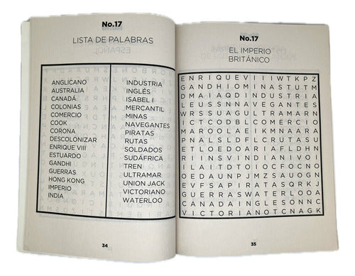 Libro Sopa De Letras Formato Grande