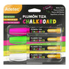 Set 4 Plumones Tiza Liquida  Adetec