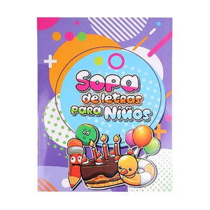 Libro Sopa De Letras Para Niños
