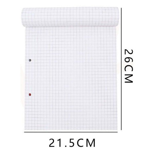 Block Prepicado Perforado Carta 80 Hojas 7 Mm