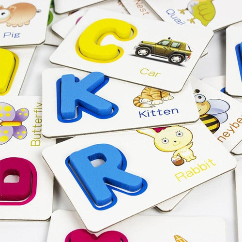 Tarjetas De Aprendizaje De Letras Abecedario En Inglés