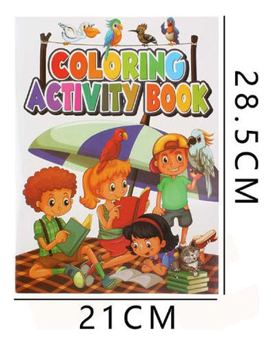 Libro Actividades Colorear Inglés