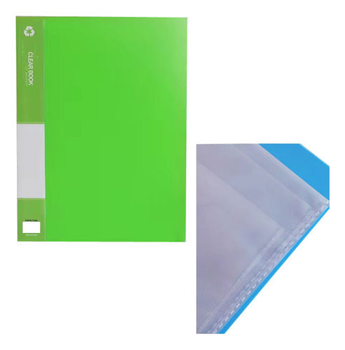 Carpeta Plástica A4 40 Fundas