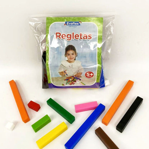 Regletas Cuisenaire 74 Piezas Evaflex