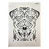 Plantilla Flexible Stencil Diseño Perrito