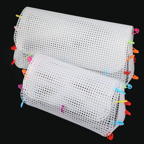 Malla De Plástico Para Tejer Bolso Chico