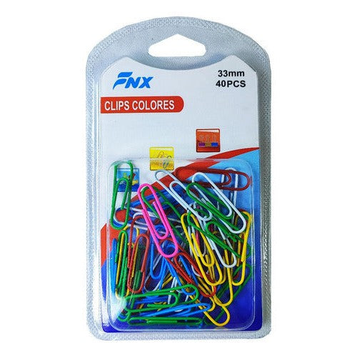 Clips De Colores 33mm