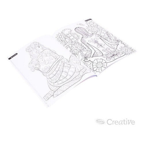Libro Para Pintar Mandalas Negro Creative