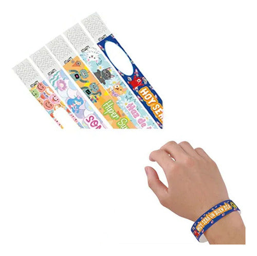 Brazaletes Para Eventos Diseño Niños 30 Un Adetec